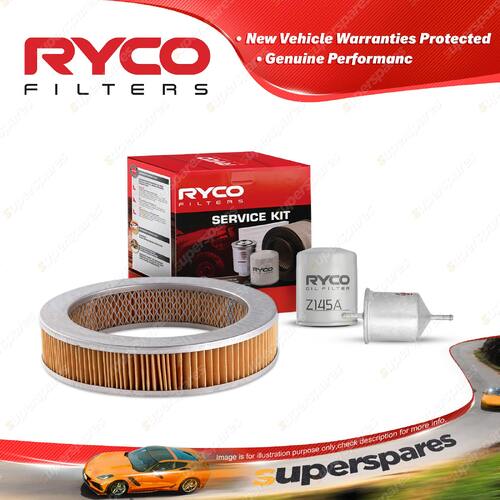 Ryco Oil Air Fuel Filter Service Kit for Holden Astra LB 4cyl 1.5L Petrol