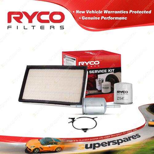 Ryco Oil Air Fuel Filter Service Kit for Holden Vectra JR X25XE JS C20SEL C22SEL