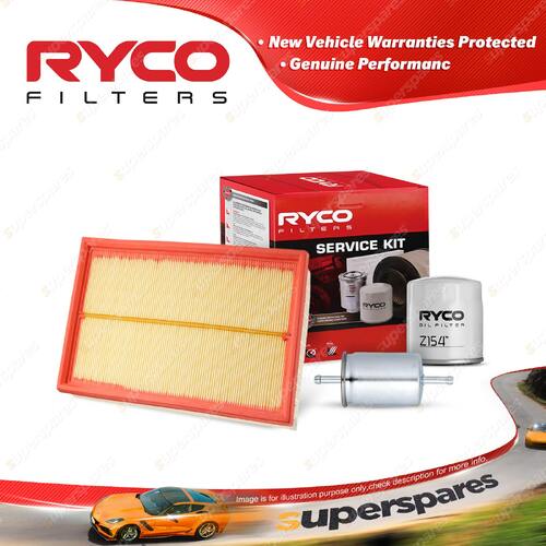 Ryco Oil Air Fuel Filter Service Kit for Holden Calibra YE YE95 94-98