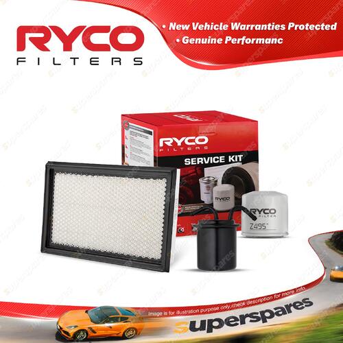 Ryco Oil Air Fuel Filter Service Kit for Subaru Liberty BC6 7 BD6 BD7 BF6 BG8 9