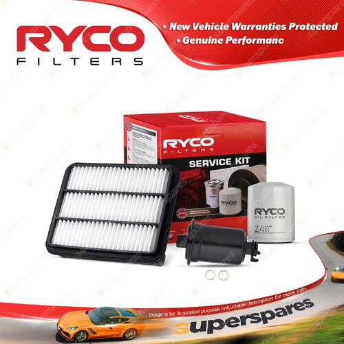 Ryco Oil Air Fuel Filter Service Kit for Mitsubishi Galant HJ I-II III-IV