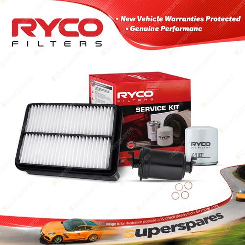 Ryco Oil Air Fuel Filter Service Kit for Toyota Tarago TCR10 TCR11 TCR20 TCR21R