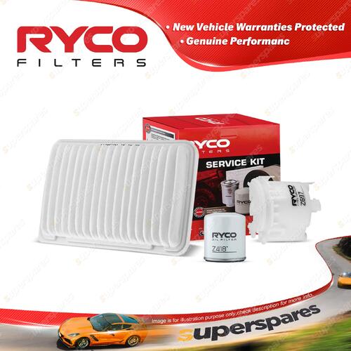 Ryco Oil Air Fuel Filter Service Kit for Toyota Kluger MCU28 I-II V6 3.3L