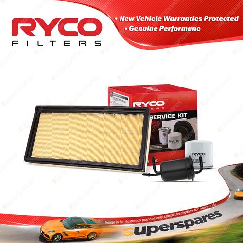 Ryco Oil Air Fuel Filter Service Kit for Kia Carens Mentor Shuma Spectra