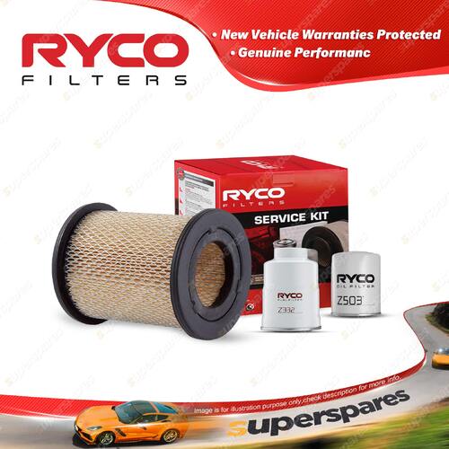 Ryco Oil Air Fuel Filter Service Kit for Nissan Navara D22 I-II II-IV 1997-2005