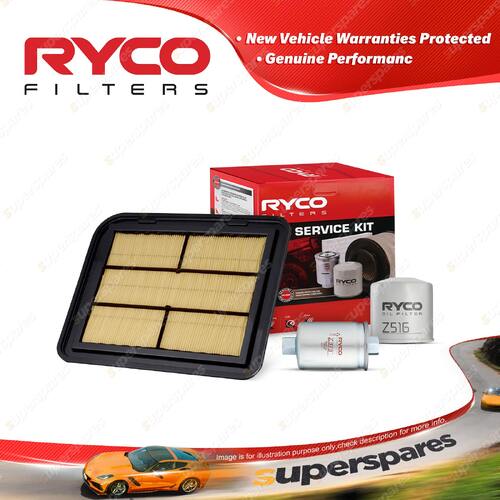 Ryco Oil Air Fuel Filter Service Kit for Ford Fairmont Fpv Pursuit Sedan BF LPG