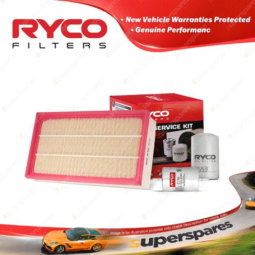 Ryco Oil Air Fuel Filter Service Kit for Audi S3 8L 1.8T Qt 2000-2005