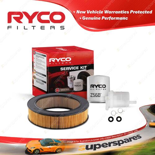 Ryco Oil Air Fuel Filter Service Kit for Mitsubishi Sigma GH GJ GK GN Astron