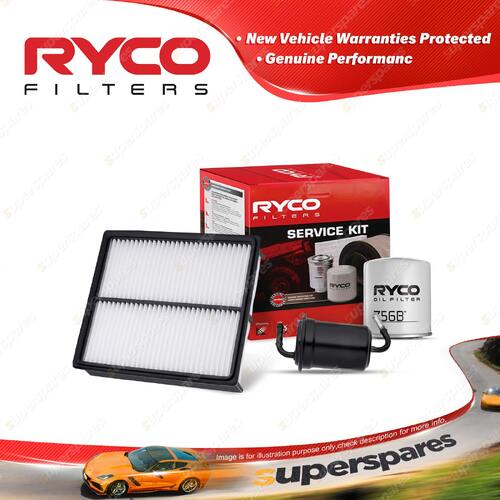 Ryco Oil Air Fuel Filter Service Kit for Mazda 929 929L HC 07/1987-06/1991