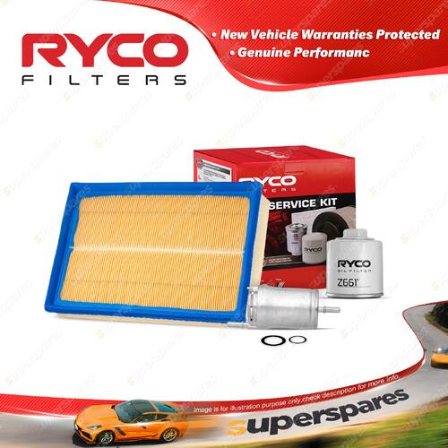 Ryco Oil Air Fuel Filter Service Kit for Volkswagen Polo 9N 07/2002-09/2008