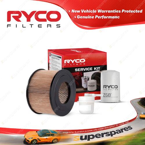 Ryco Oil Air Fuel Filter Service Kit for Toyota Hilux RN20 RN22 RN25 30 SWB LWB