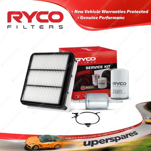 Ryco Oil Air Fuel Filter Service Kit for Holden Colorado RC Rodeo RA HFV6