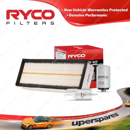 Ryco Oil Air Fuel Filter Service Kit for Audi A3 8P Tt 8J TFSI Qt