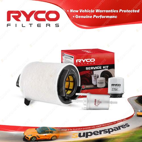 Ryco Oil Air Fuel Filter Service Kit for Volkswagen Caddy 2K Golf Mk VI 77 TSI