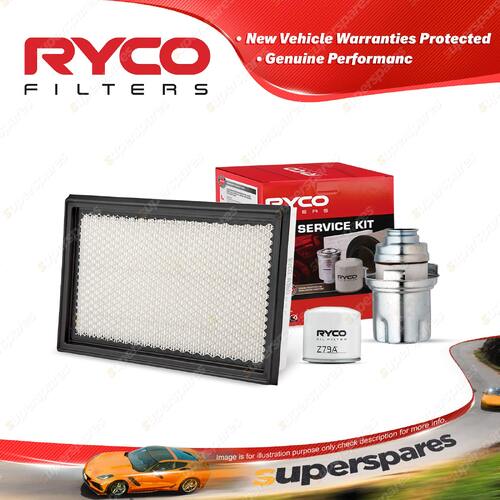 Ryco Oil Air Fuel Filter Service Kit for Subaru Outback BH BHE 2000-2003