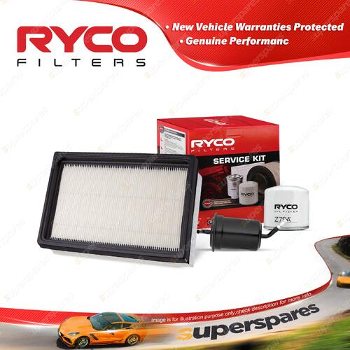 Ryco Oil Air Fuel Filter Service Kit for Ford Laser KF KH TX3 4WD 4cyl