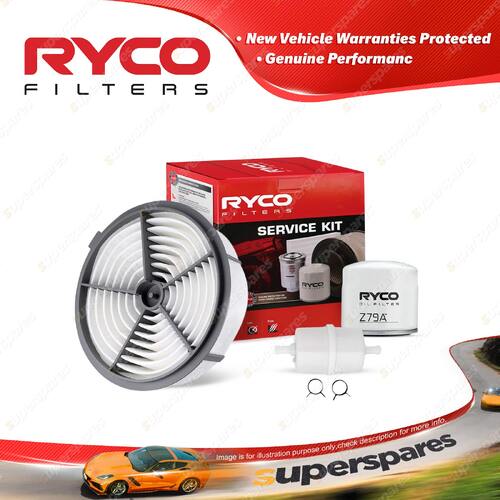 Ryco Oil Air Fuel Filter Service Kit for Holden Rodeo KB43 KB49 TFR16 TFR25 R7