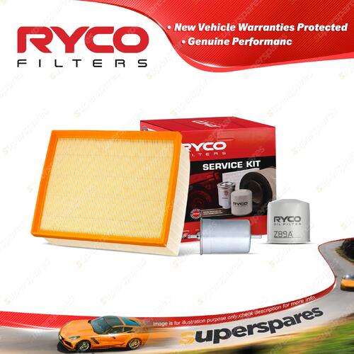 Ryco Oil Air Fuel Filter Service Kit for Audi A4 B6 2.4 07/2001-2005