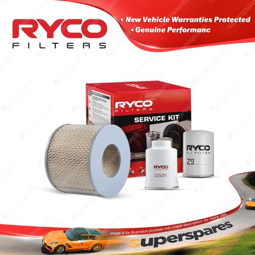 Ryco Oil Air Fuel Filter Service Kit for Dyna LY211R LY220R LY230R LY211 LY61R