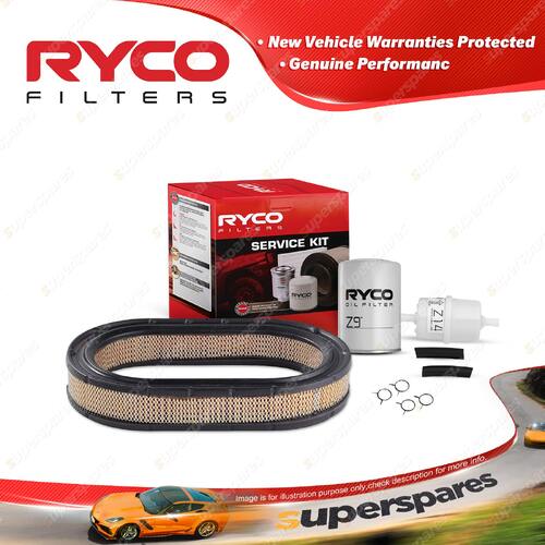 Ryco Oil Air Fuel Filter Service Kit for Ford Falcon XC XD 200ci 250ci