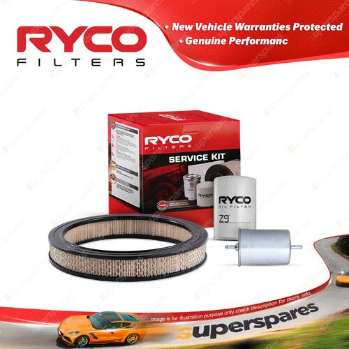 Ryco Oil Air Fuel Filter Service Kit for Ford Fairlane ZL 6cyl 4.1L Petrol