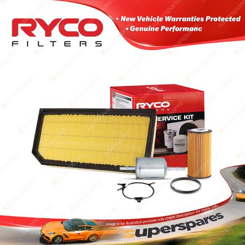 Ryco Oil Air Fuel Filter Service Kit for Audi A3 8P 2.0 FSI BMB 07/2004-09/2005