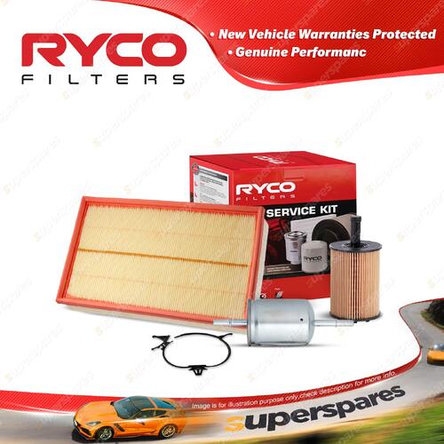 Ryco Oil Air Fuel Filter Service Kit for Audi A3 8P 3.2i 08/2004-2005