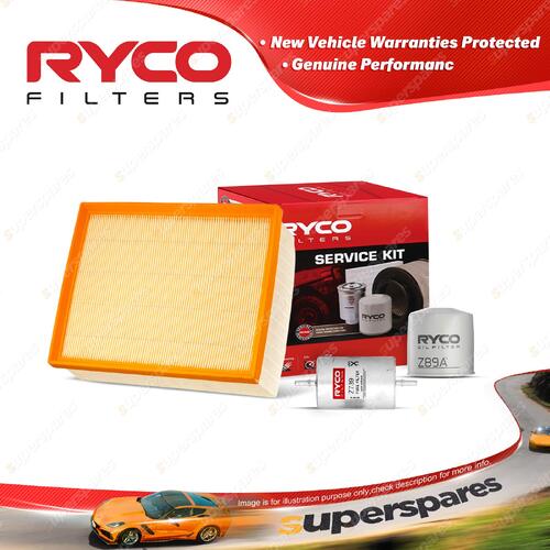 Ryco Oil Air Fuel Filter Service Kit for Audi A4 B6 3.0 12/2002-2006