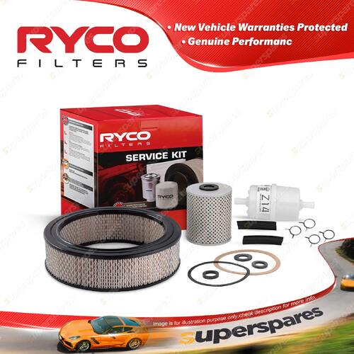 Ryco Oil Air Fuel Filter Service Kit for Chrysler Valiant VC 1965-1967