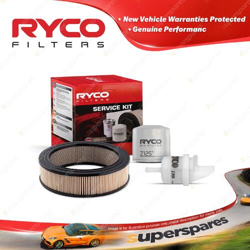 Ryco Oil Air Fuel Filter Service Kit for Daihatsu Charade G11 04/1983-02/1985