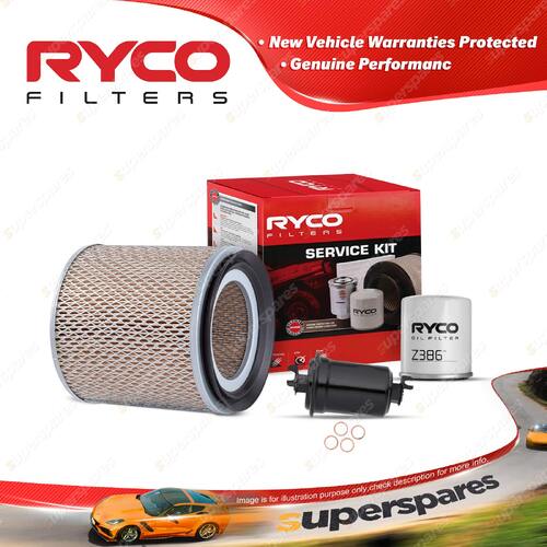 Ryco Oil Air Fuel Filter Service Kit for Daihatsu Feroza F300 1989-02/1995