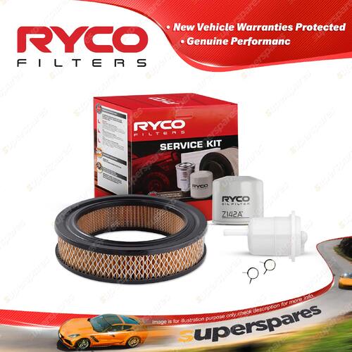 Ryco Oil Air Fuel Filter Service Kit for Daihatsu Handivan L80 1986-1991