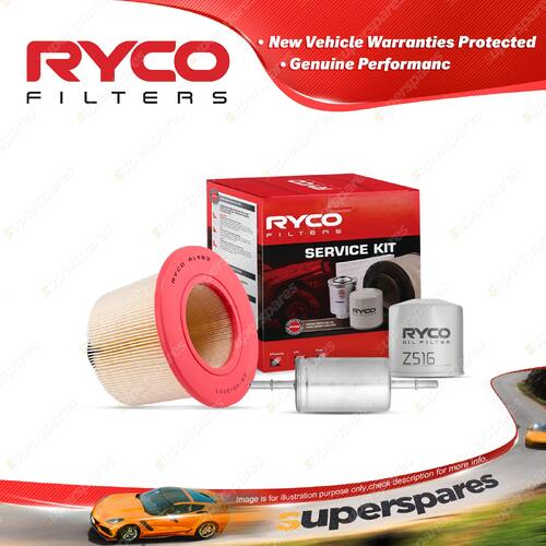 Ryco Oil Air Fuel Filter Service Kit for Ford Mustang Cobra 02/2001-03/2003