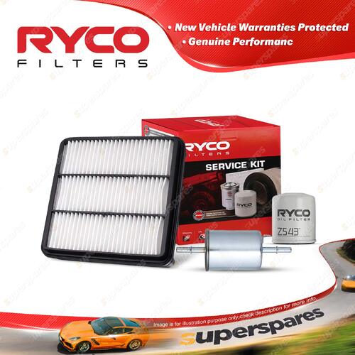 Ryco Oil Air Fuel Filter Service Kit for Holden Epica EP 03/2007-2008