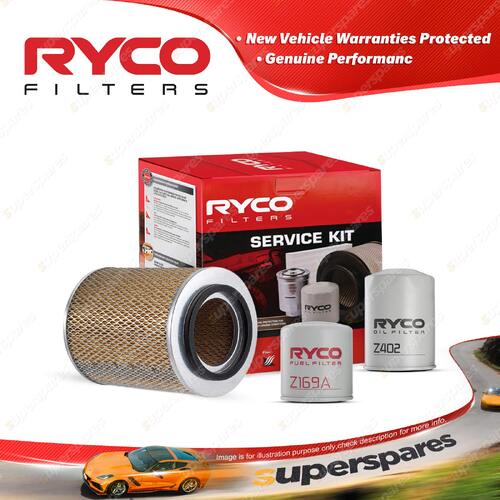 Ryco Oil Air Fuel Filter Service Kit for Holden Jackaroo UBS69 05/1992-1998