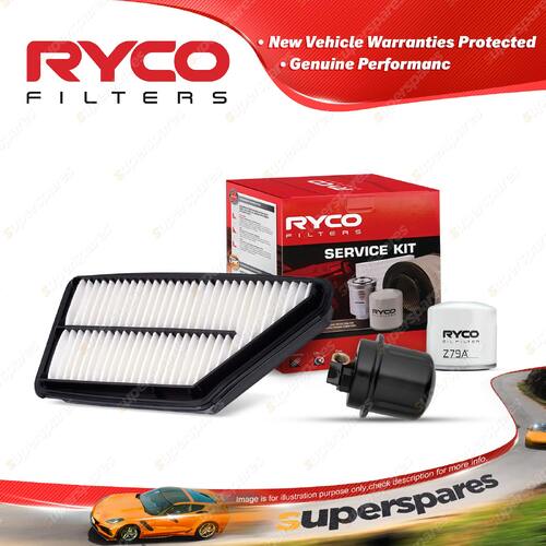 Ryco Oil Air Fuel Filter Service Kit for Honda Prelude BB 02/1994-12/1996