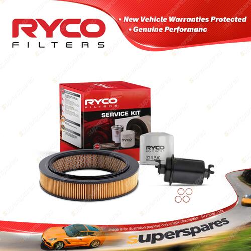 Ryco Oil Air Fuel Filter Service Kit for Hyundai Excel X2 10/1991-10/1994