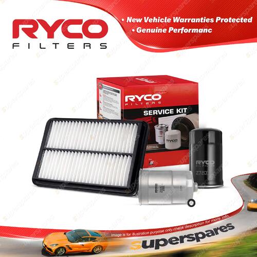 Ryco Oil Air Fuel Filter Service Kit for Hyundai Grandeur TG 11/2008-On