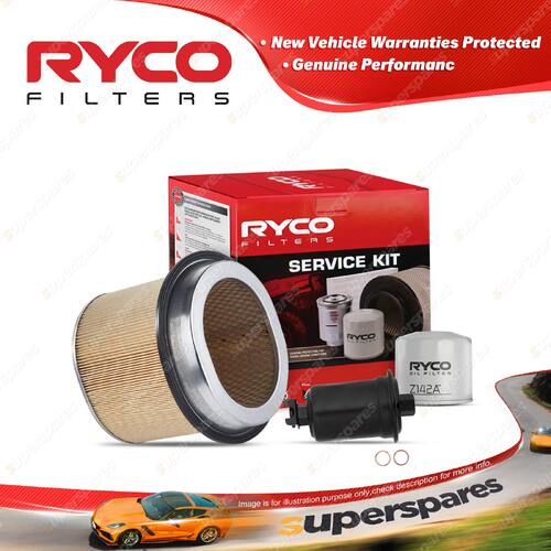 Ryco Oil Air Fuel Filter Service Kit for Hyundai Lantra KF 10/1992-1995