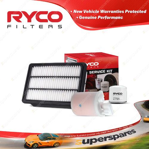 Ryco Oil Air Fuel Filter Service Kit for Hyundai Santa Fe CM 05/2006-10/2009