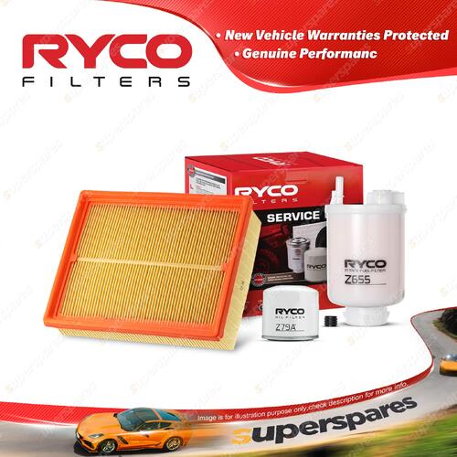 Ryco Oil Air Fuel Filter Service Kit for Hyundai Sonata NF G4KC 07/2005-04/2010