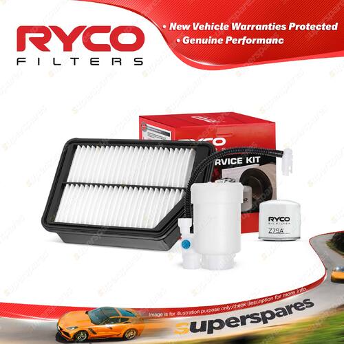 Ryco Oil Air Fuel Filter Service Kit for Kia Rondo RP G4NC 06/2013-On