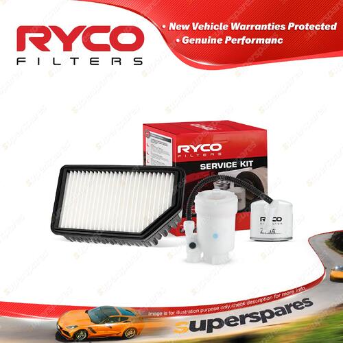 Premium Quality Ryco Oil Air Fuel Filter Service Kit for Kia Soul PS 02/2014-On