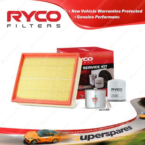 Ryco Oil Air Fuel Filter Service Kit for Landrover Freelander L314 11/2000-2006