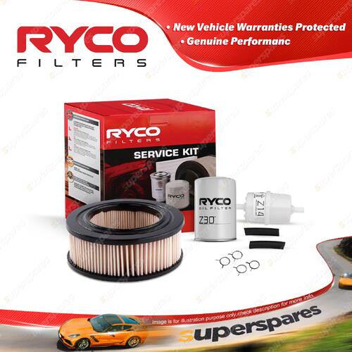 Ryco Oil Air Fuel Filter Service Kit for Landrover Range Rover 1972-1979