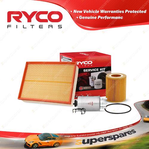 Ryco Oil Air Fuel Filter Service Kit for Landrover Range Rover L322 10/2009-2013