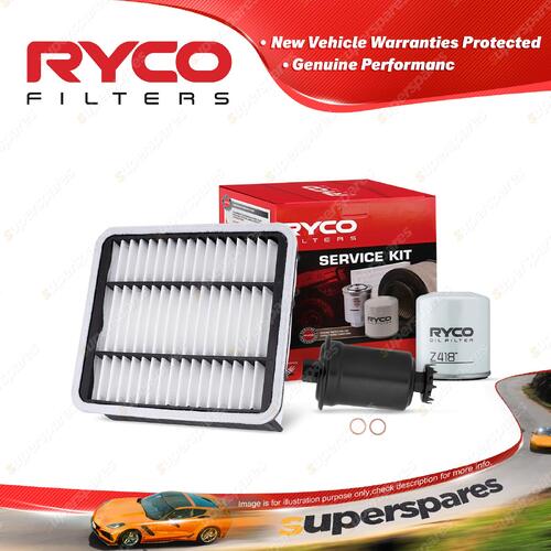 Ryco Oil Air Fuel Filter Service Kit for Lexus Gs300 JZS160R 10/1997-2005