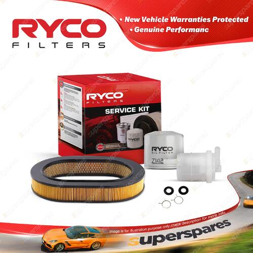 Ryco Oil Air Fuel Filter Service Kit for Mitsubishi Nimbus UA 05/1984-11/1985