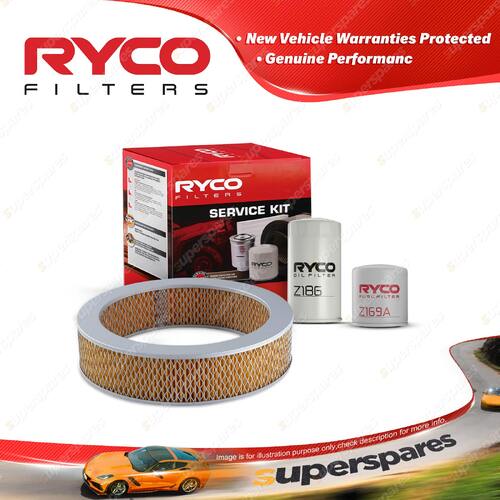 Ryco Oil Air Fuel Filter Service Kit for Nissan Navara D21 01/1986-1988