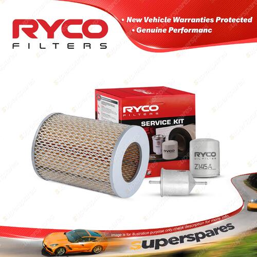 Ryco Oil Air Fuel Filter Service Kit for Nissan Urvan E23 02/1983-1987